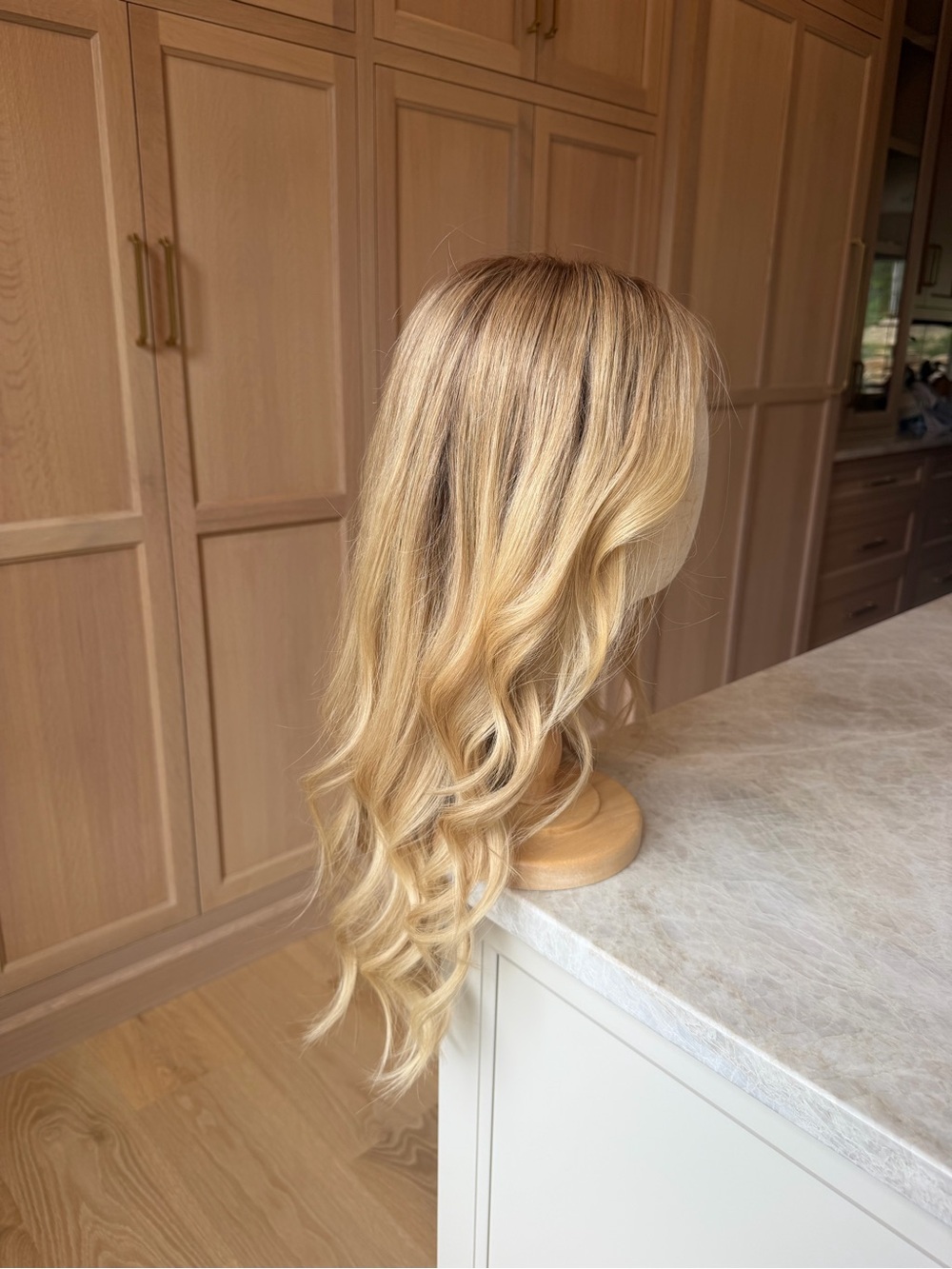 HAIRALICIOUS | Blonde Wig “Khloe Kardashian” Long | Cap Size: Small
